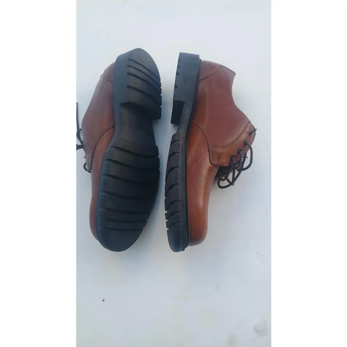 Ralph Lauren shoes - ALM140002 - ALM140002 - Pecan Leathe (BROWN) 21