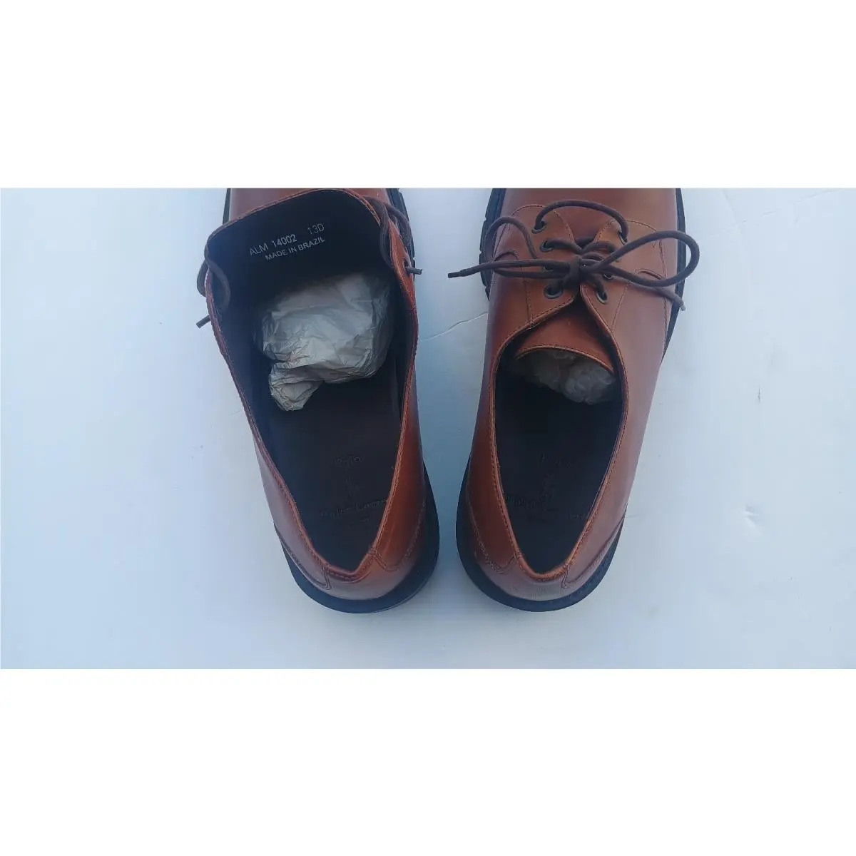 Ralph Lauren shoes - ALM140002 - ALM140002 - Pecan Leathe (BROWN) 6