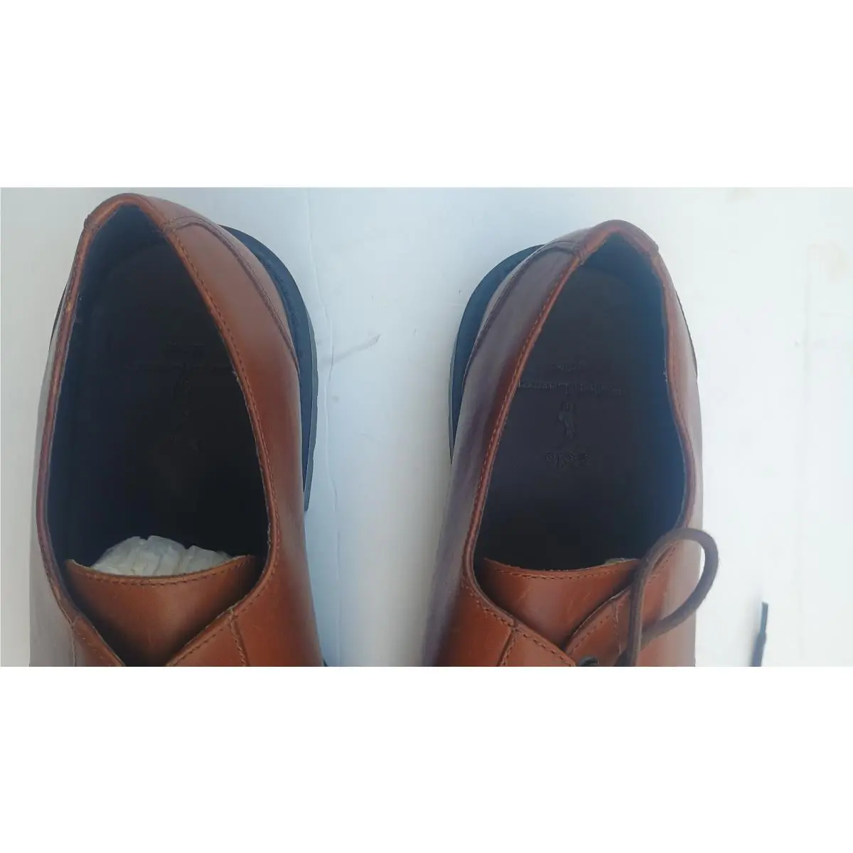 Ralph Lauren shoes - ALM140002 - ALM140002 - Pecan Leathe (BROWN) 8