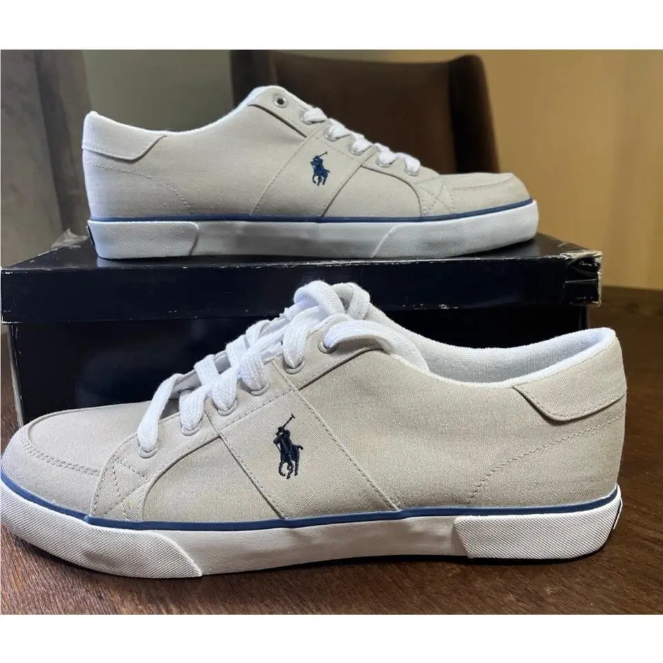 Polo Ralph Lauren Men’s Canvas Sneakers Shoes 12 A2