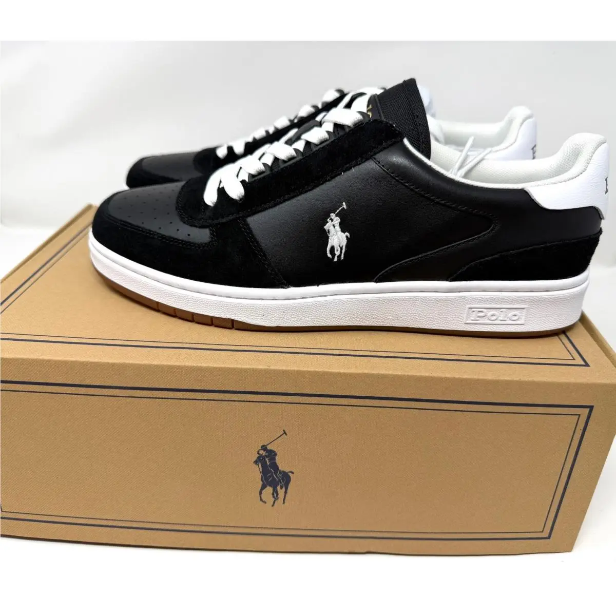 Ralph Lauren shoes - Polo Ralph Lauren Court - Polo Court - Black 1