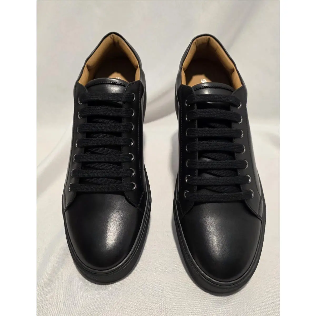 Ralph Lauren Purple Label 801859471001 Men`s Black Severn X Sneakers. Size 9D