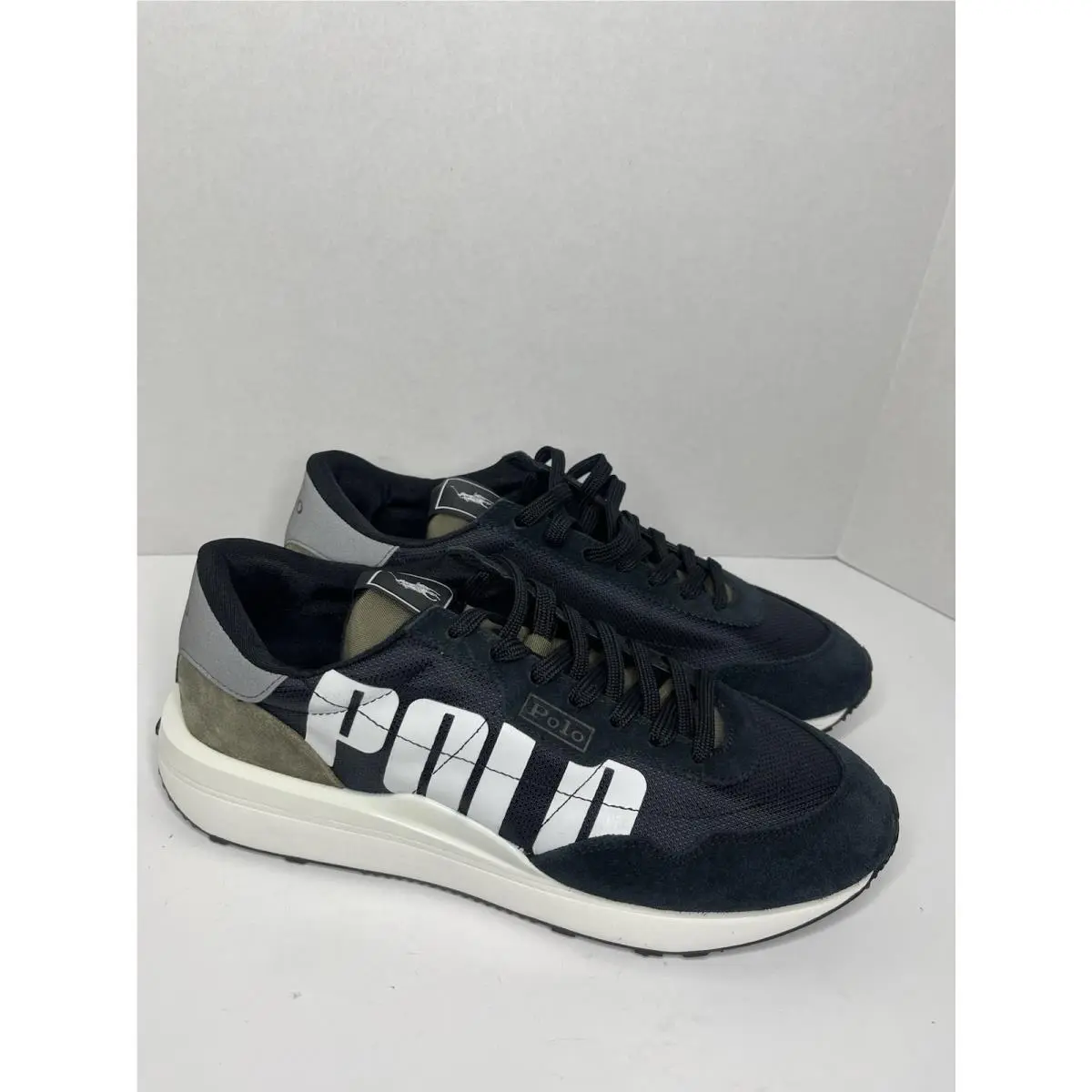 Ralph Lauren shoes - Polo Ralph Lauren Train 89 V2 - Black / Olive / Grey 4