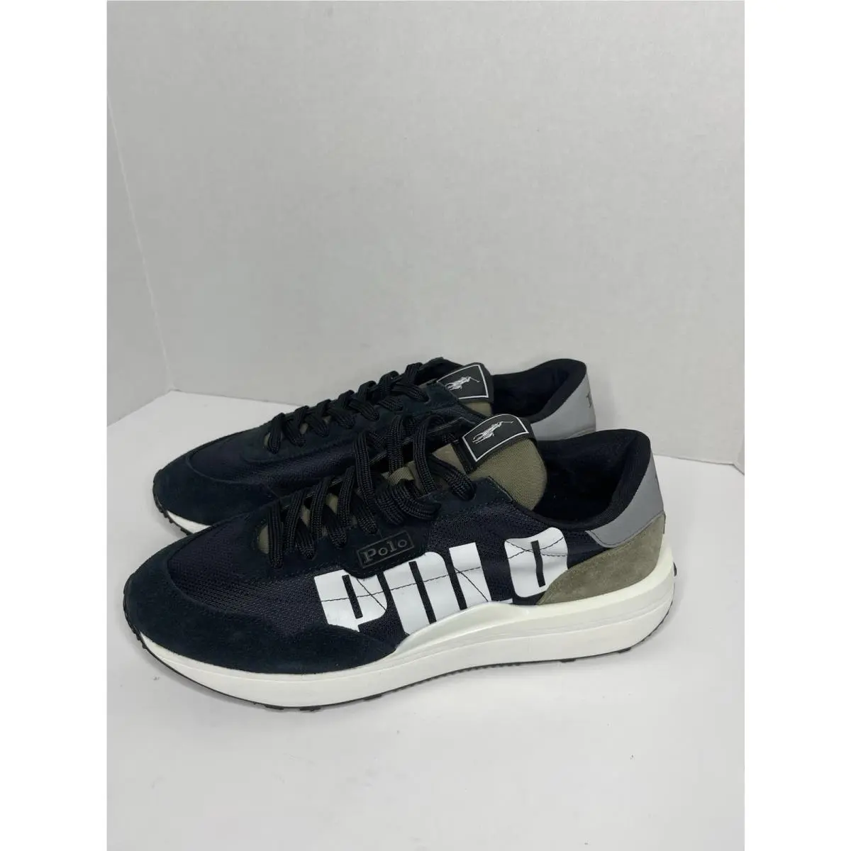 Ralph Lauren shoes - Polo Ralph Lauren Train 89 V2 - Black / Olive / Grey 5