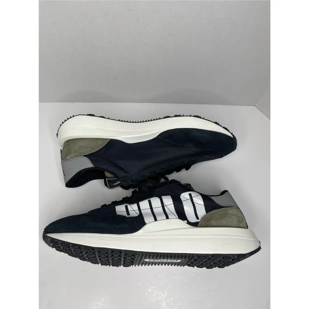 Ralph Lauren shoes - Polo Ralph Lauren Train 89 V2 - Black / Olive / Grey 7