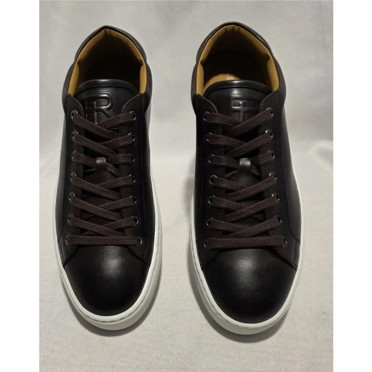 Purple Label 801913647001 Severn Men`s Brown Sneakers. Nwb. Size 7D by Ralph Lauren
