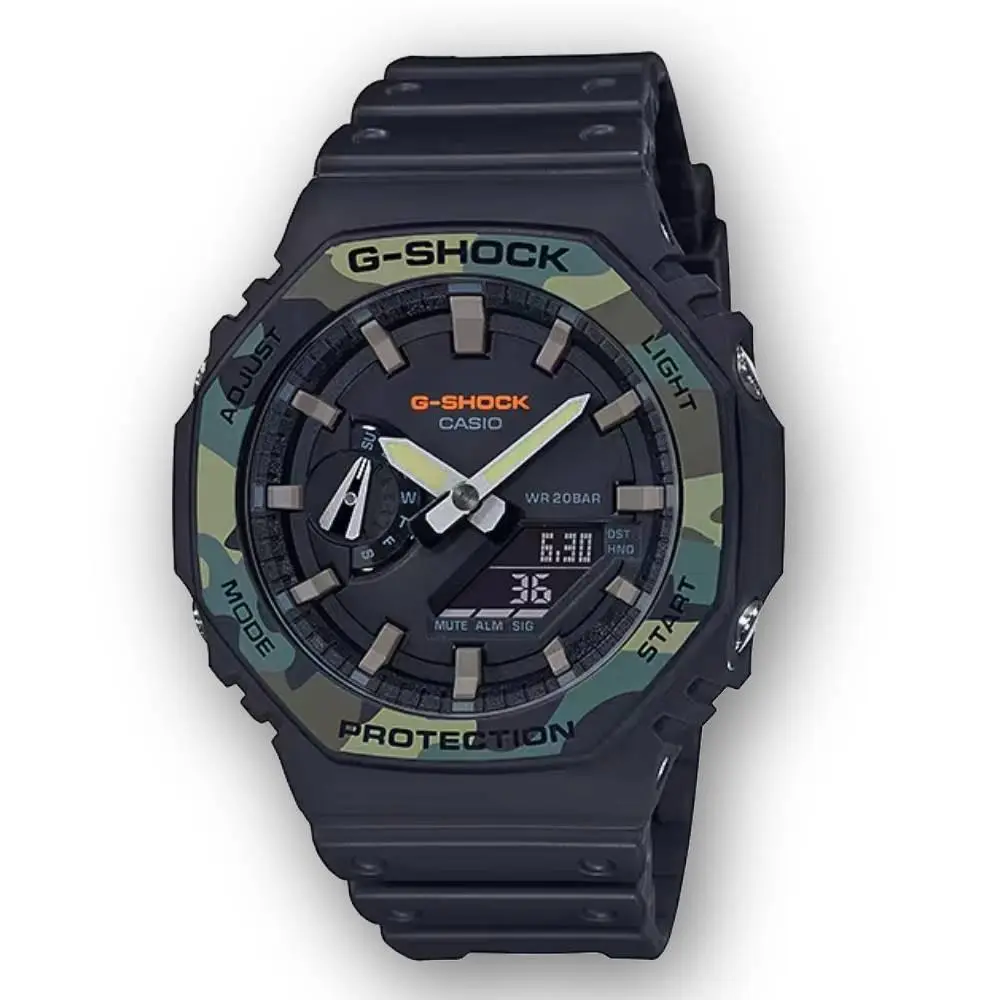 Casio G-shock GA2100SU-1A Black Dial Men`s Watch