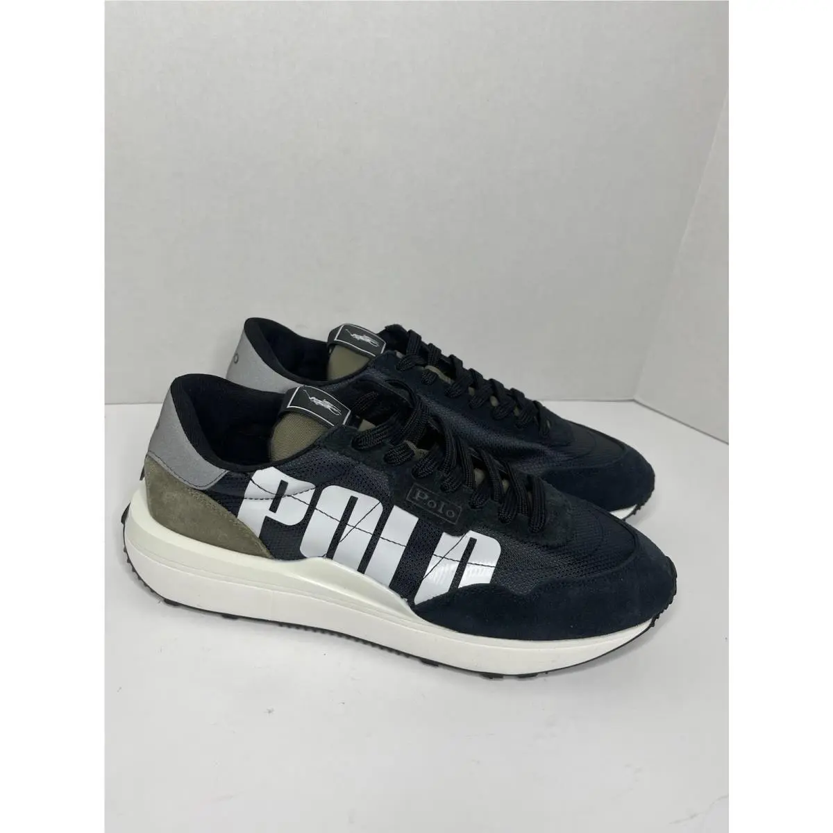 Ralph Lauren shoes - Polo Ralph Lauren Train 89 V2 - Black / Olive / Grey 4