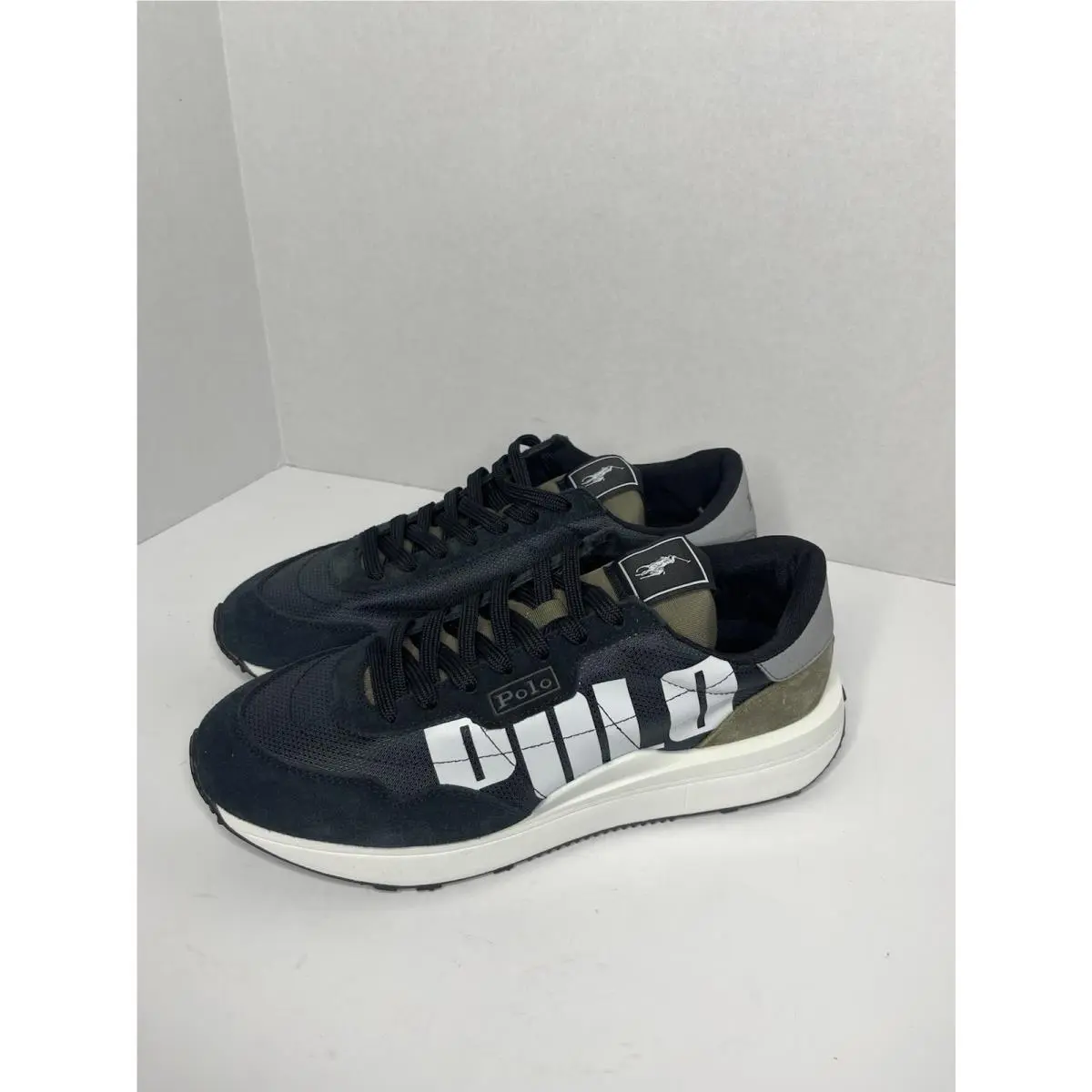 Ralph Lauren shoes - Polo Ralph Lauren Train 89 V2 - Black / Olive / Grey 5