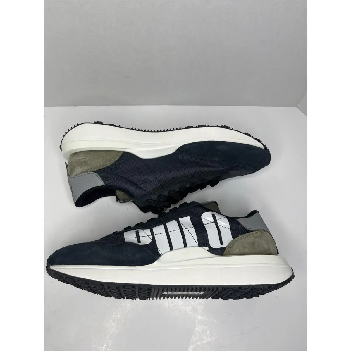 Ralph Lauren shoes - Polo Ralph Lauren Train 89 V2 - Black / Olive / Grey 7