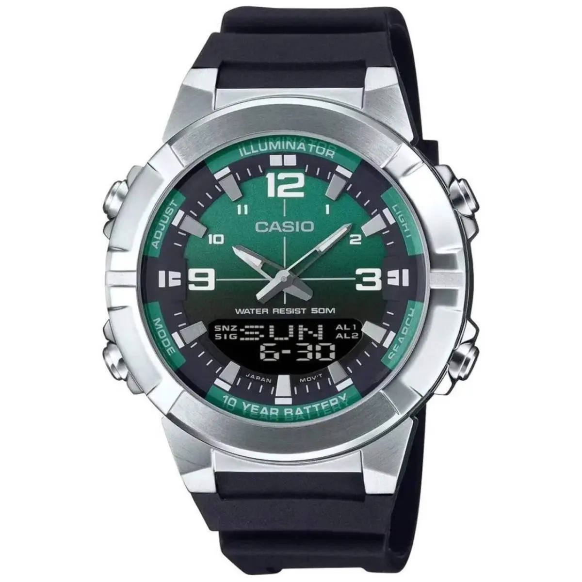 Men`s  Ana-digi Resin Band Watch AMW870A AMW-870A-3A by Casio