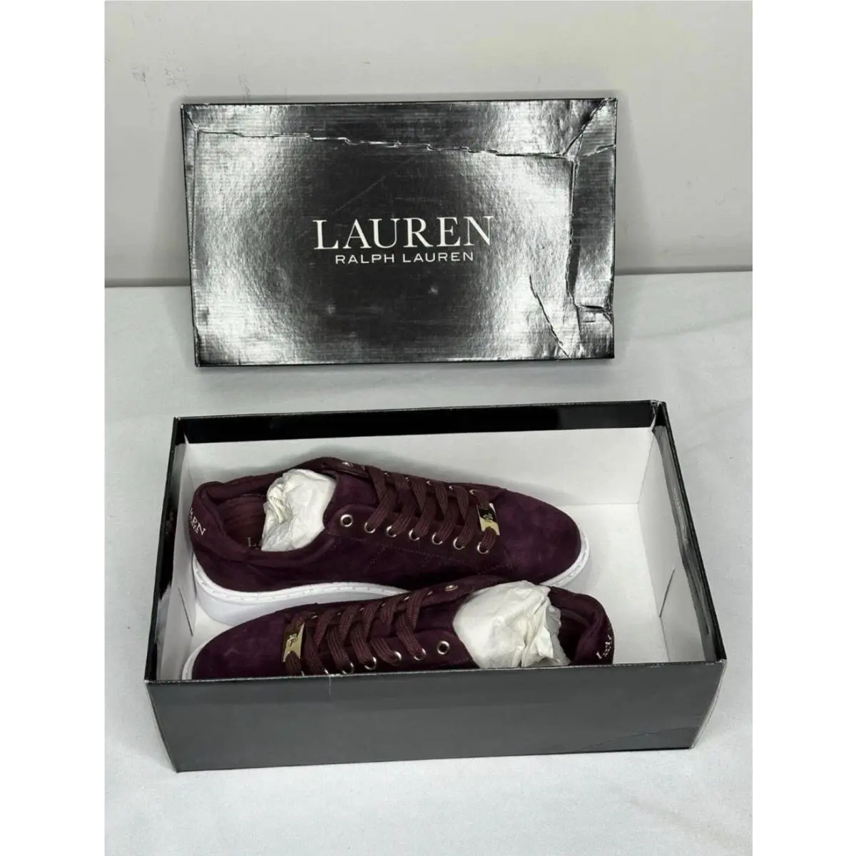Ralph Lauren shoes - Lauren Ralph Lauren Angeline Bordeaux - Burgundy 1