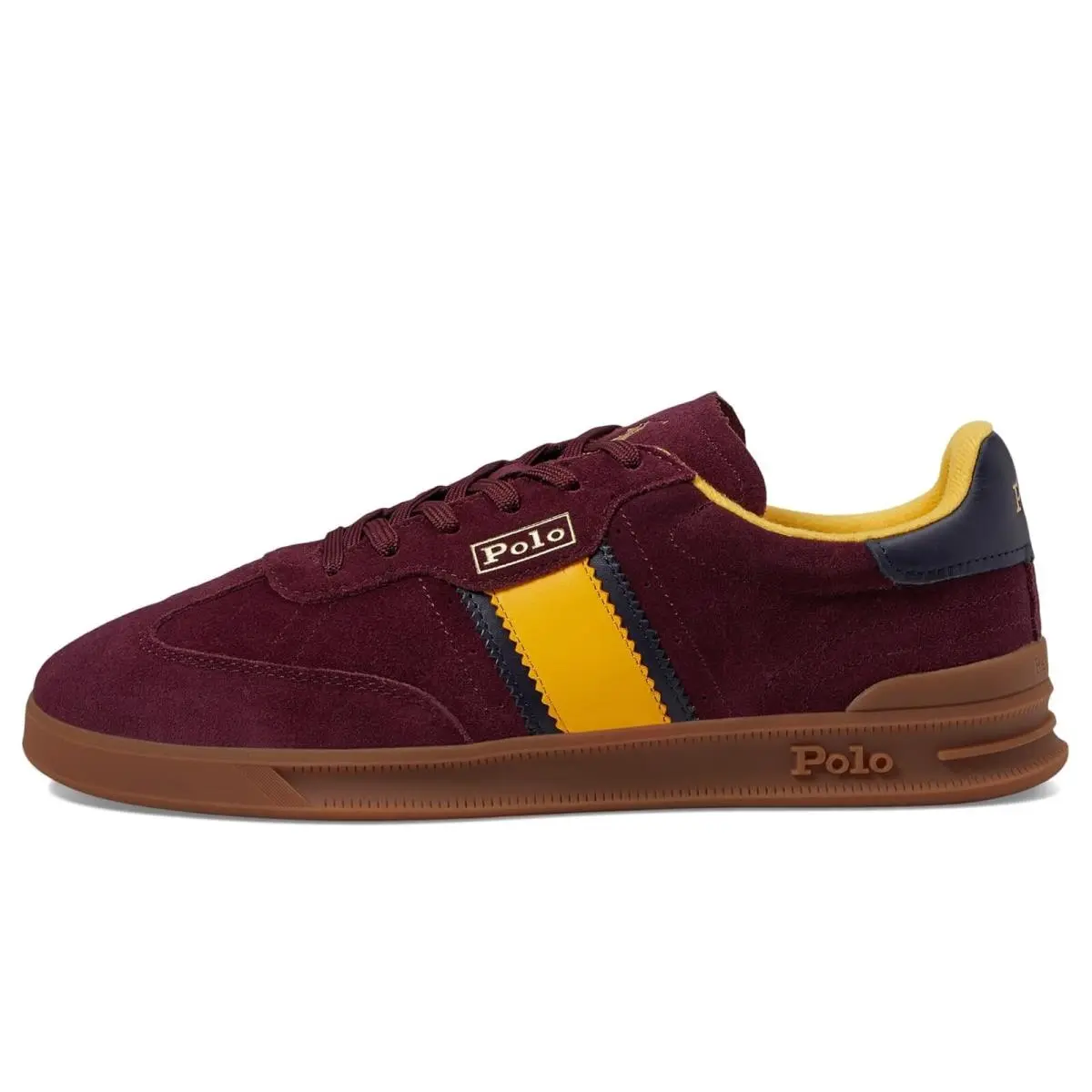 Ralph Lauren shoes - Heritage Aera Suede - Heritage Aera Suede - burgundy gold gum 0