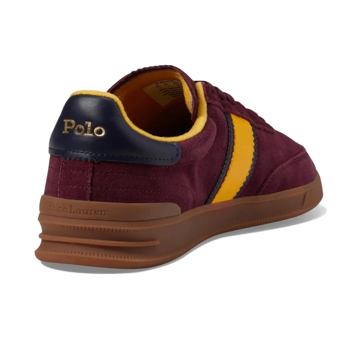 Ralph Lauren shoes - Heritage Aera Suede - Heritage Aera Suede - burgundy gold gum 1