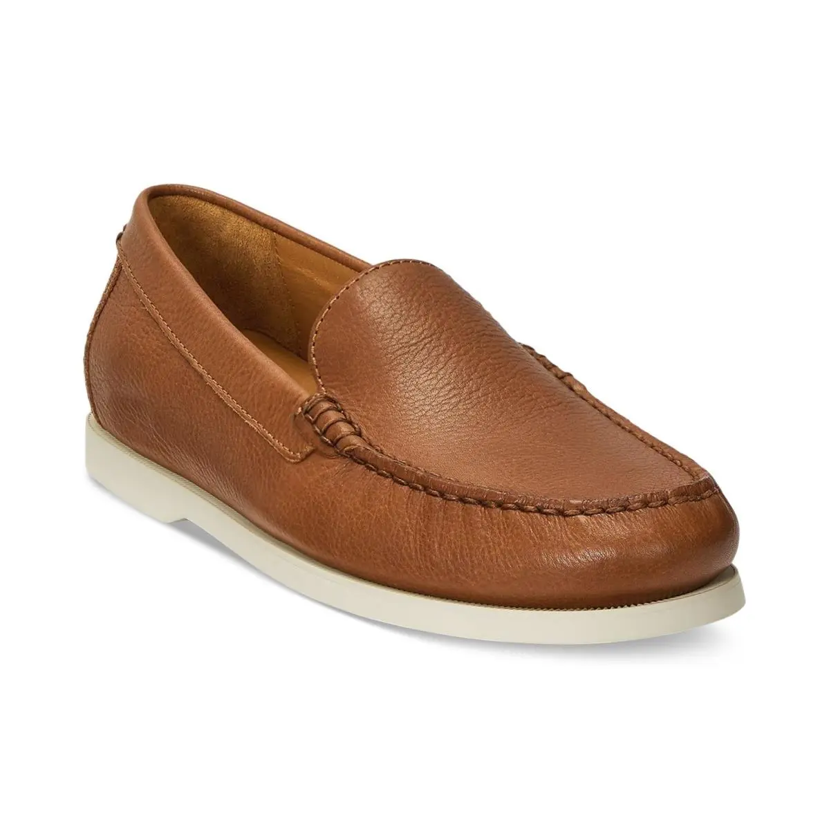 Polo Ralph Lauren Merton Loafer Slip On Round Toe Venetian Tan Size 13