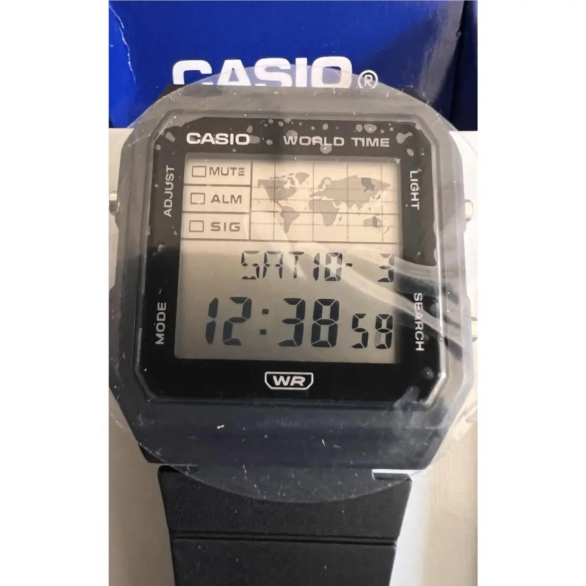 Classic Series LF-30W-1AJF Black Dial Resin Watch Quartz Calendar by Casio