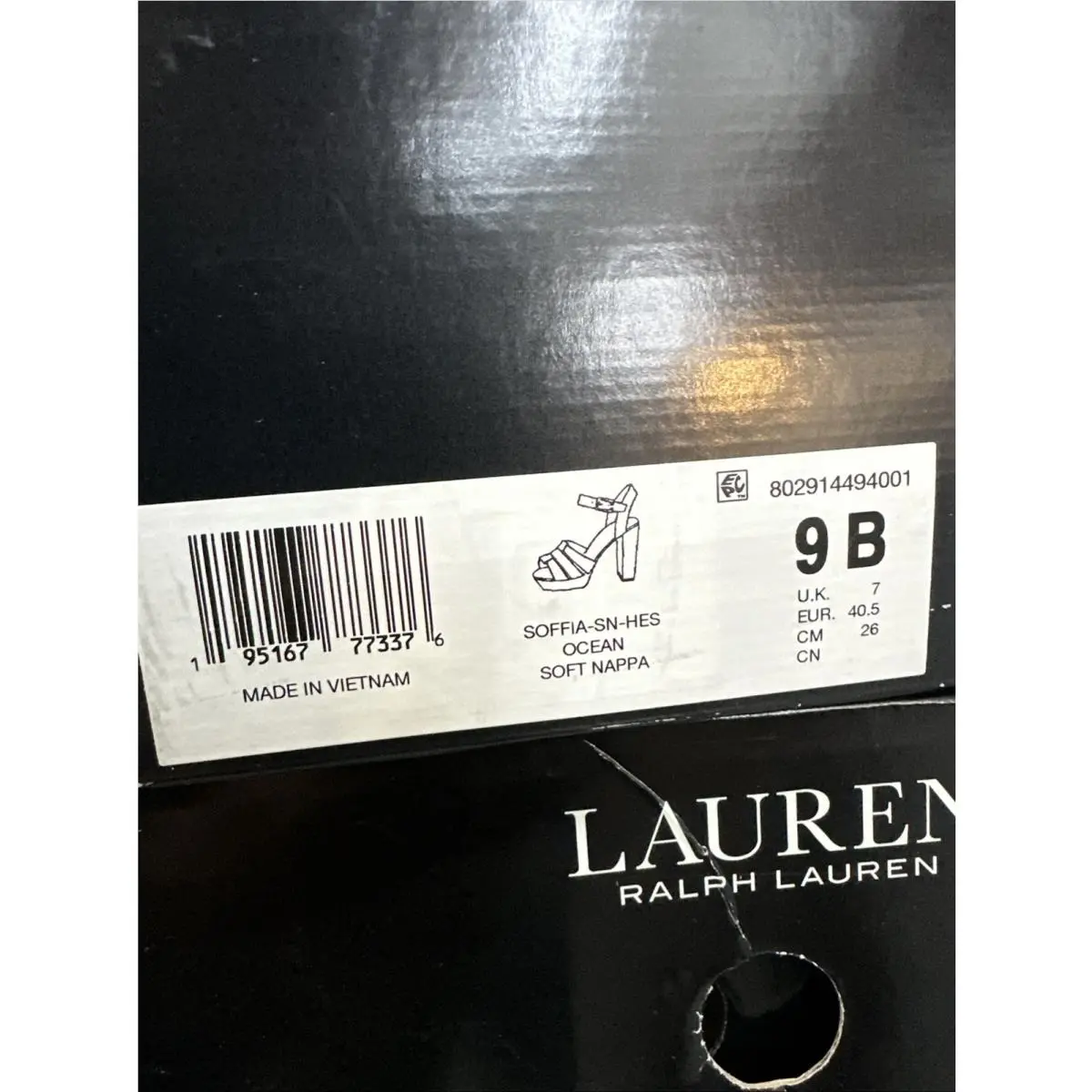 Ralph Lauren shoes - Lauren Ralph Lauren Soffia Ankle-Strap - Ocean (UPC: 195167773376) 20