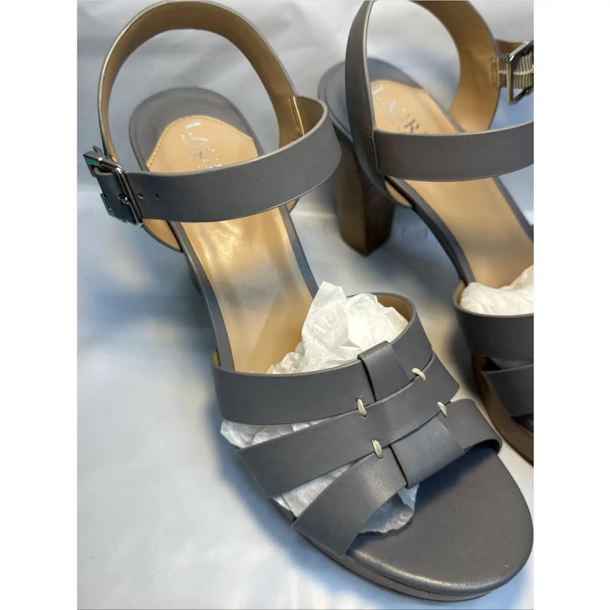 Ralph Lauren shoes - Lauren Ralph Lauren Soffia Ankle-Strap - Ocean (UPC: 195167773376) 3