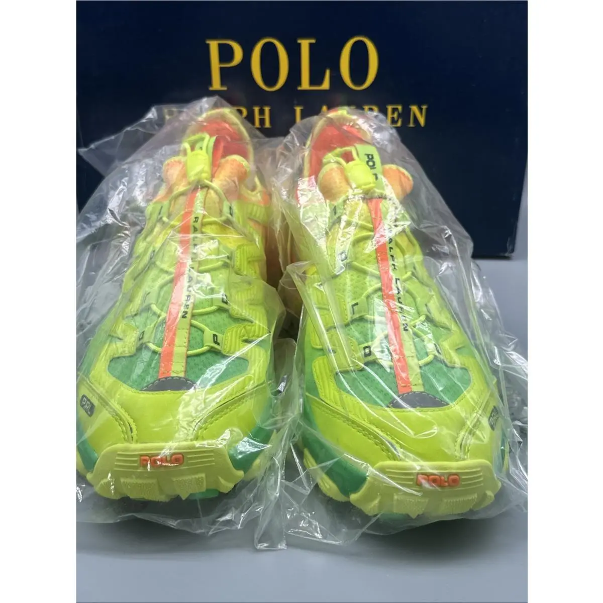 Ralph Lauren shoes - Polo Ralph Lauren Adventure 300LT - 809892351004 - Ombre Blaze Orange Toucan Green (UPC: 0195167638835) 0
