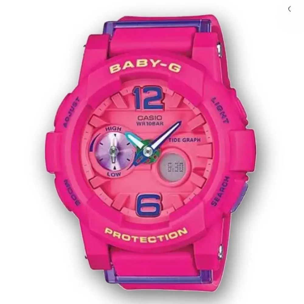 Baby-g BGA-180-4B3 Womens Sports Watch Pink Read by Casio
