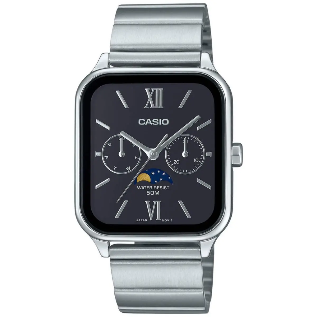 Men`s  Stainless Steel Band Watch MTPM305D MTP-M305D-1A2 by Casio