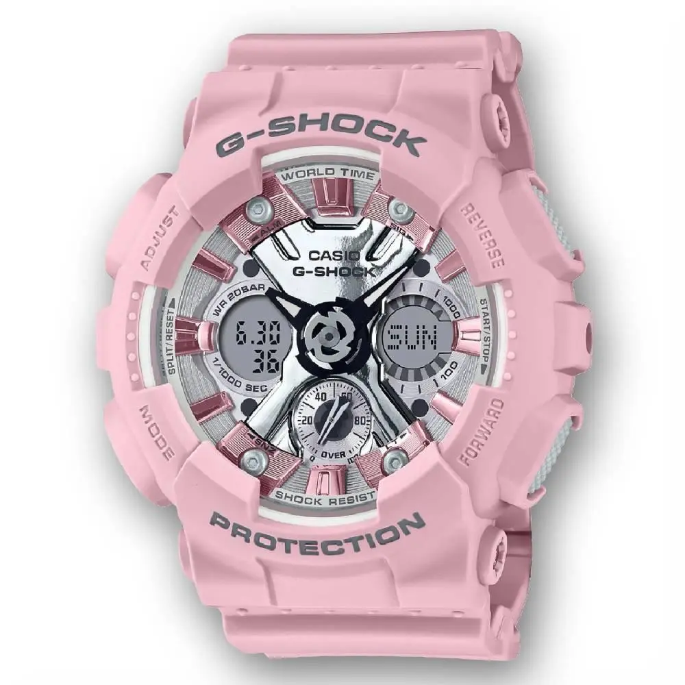 G-shock Pink Ana-digi Watch GMAS120NP-4A by Casio