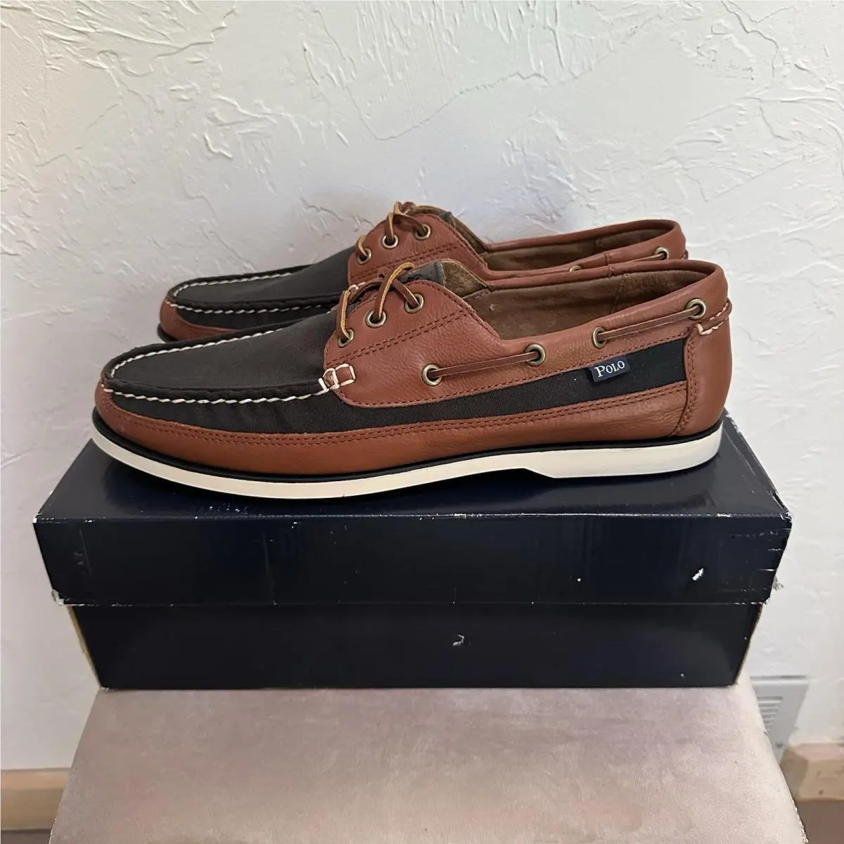 Ralph Lauren shoes - Bienne - Bienne - Tan & Black 12