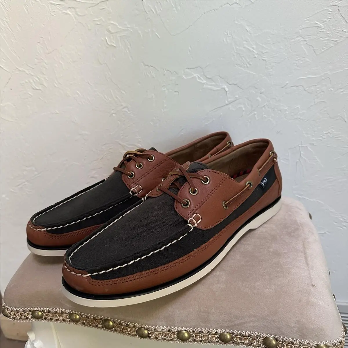 Ralph Lauren shoes - Bienne - Bienne - Tan & Black 5