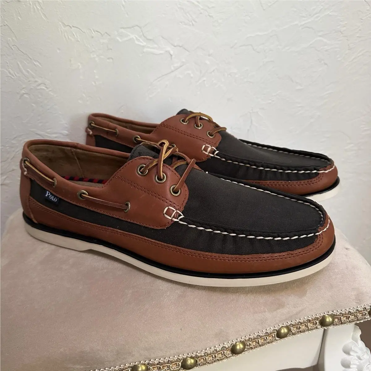 Ralph Lauren shoes - Bienne - Bienne - Tan & Black 7