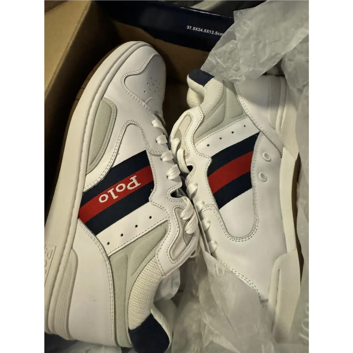 Ralph Lauren shoes - Polo Ralph Lauren Court - Polo Court - 809832625001 - White/Newport Navy/Red, Main: White 0