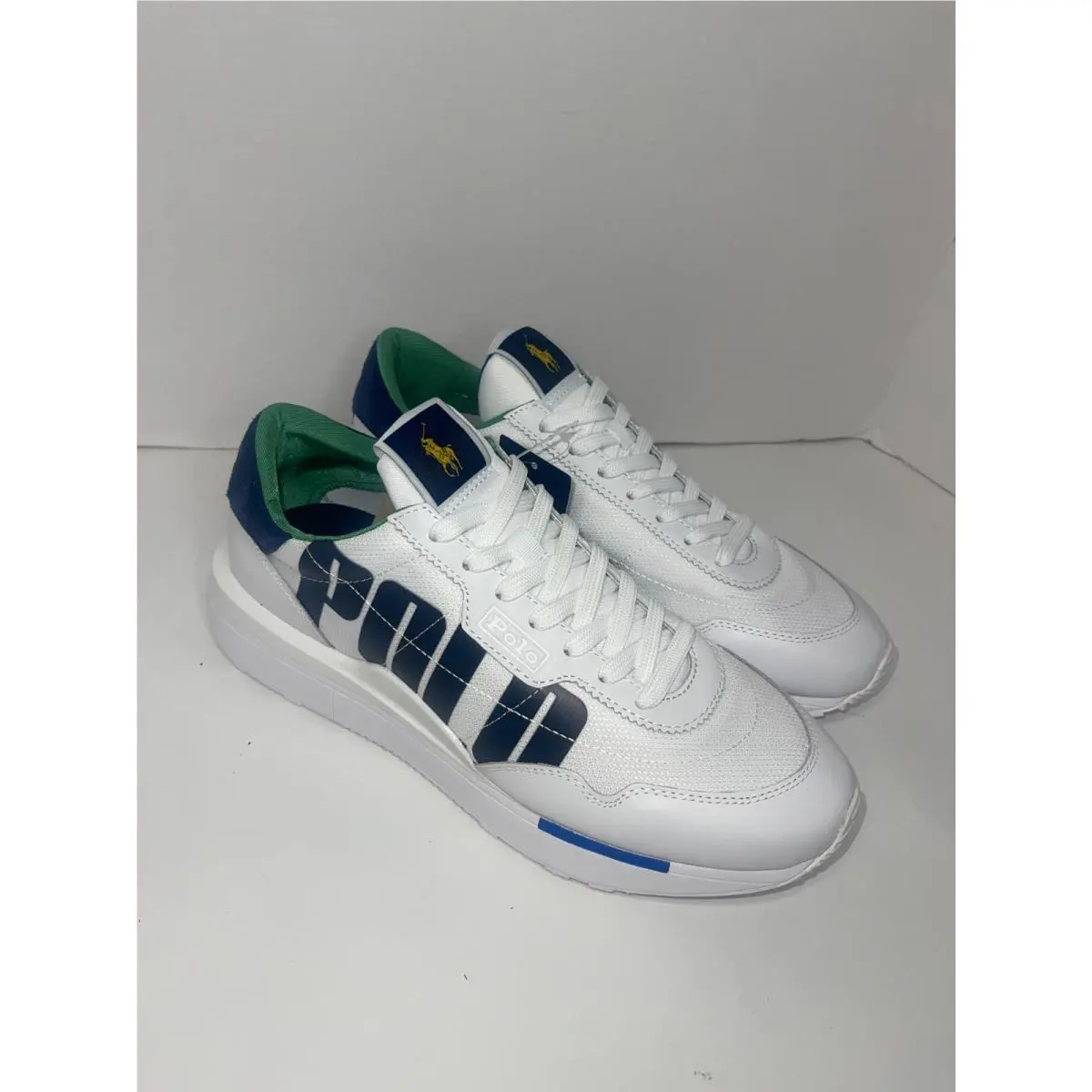 Ralph Lauren shoes - Polo Ralph Lauren Train 89 - White/ Multi 2