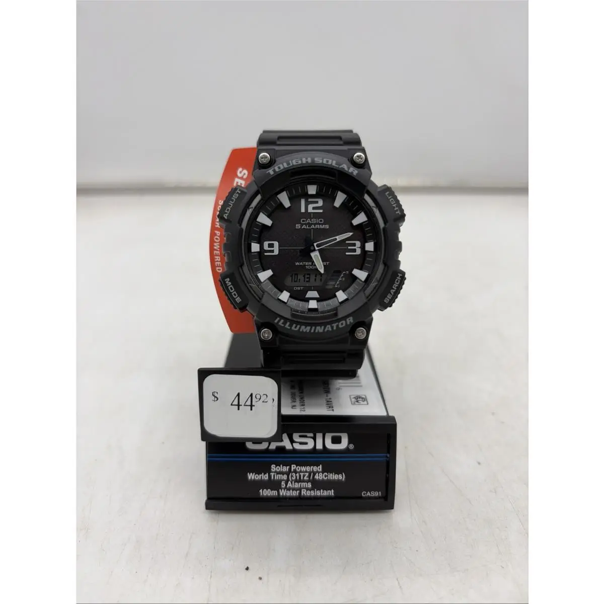 AQ-S810WC-1AVRT Solar Powered Men`s Wrist Watch Self-charging by Casio