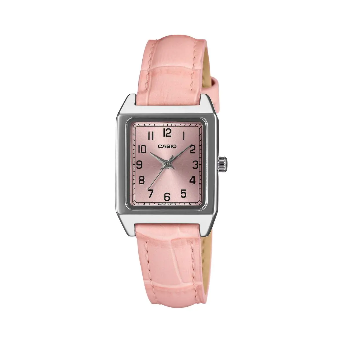 LTP-B150LA-4B LTPB150 Pink Dial Leather Band Women`s Watch by Casio
