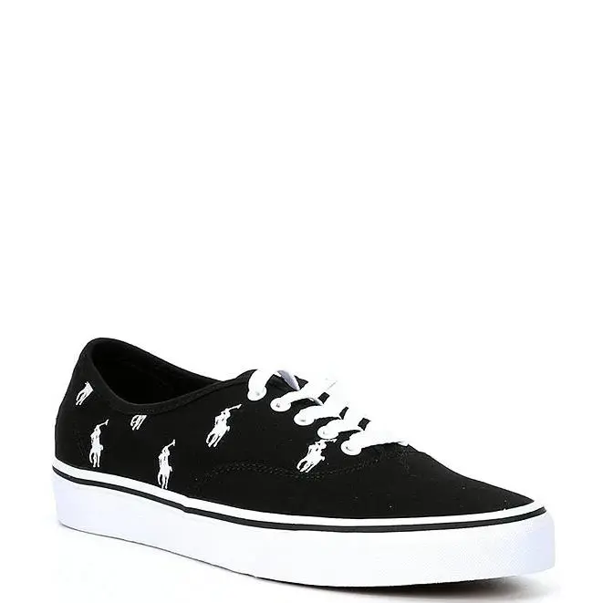 Ralph Lauren shoes - POLO RALPH LAUREN THORTON - POLO THORTON - BLACK/WHITE (UPC: 195167051016) 0