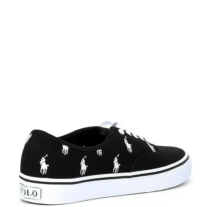 Ralph Lauren shoes - POLO RALPH LAUREN THORTON - POLO THORTON - BLACK/WHITE (UPC: 195167051016) 2