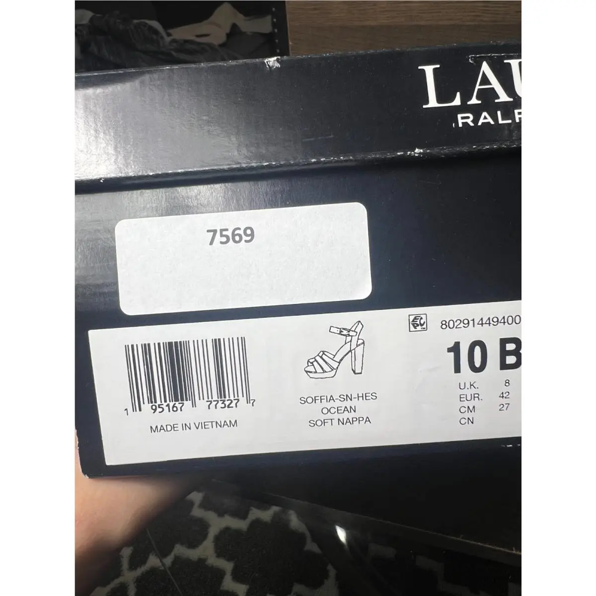 Ralph Lauren shoes - Soffia - Soffia - Blue (UPC: 195167773277) 7