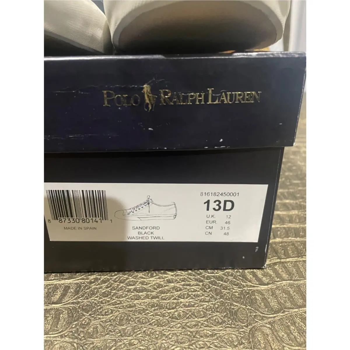 Ralph Lauren shoes - SANDFORD - SANDFORD - Black (UPC: 887330623280) 3