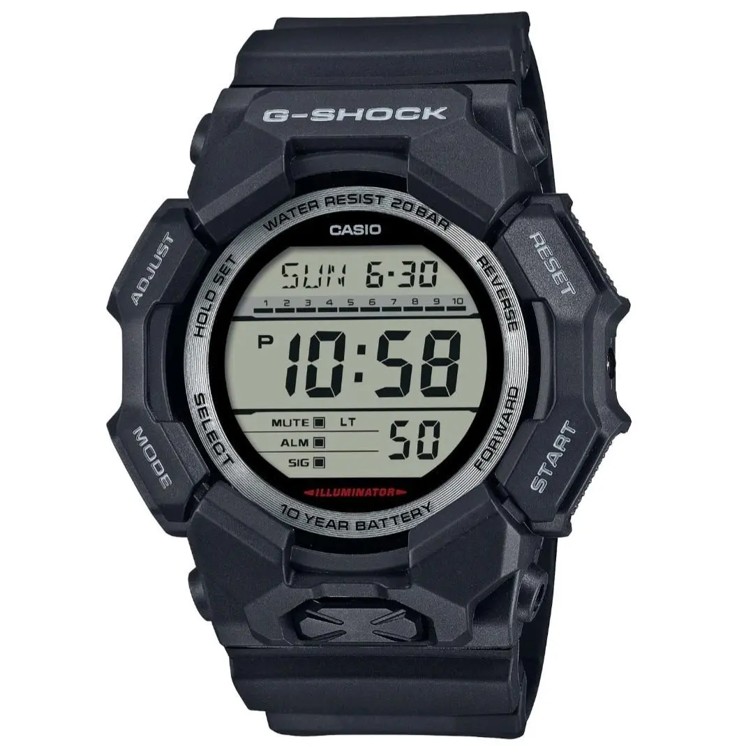 G-shock GD-010-1ER Digital 10 Year Battery 200M Water Resist Alarm Timer by Casio