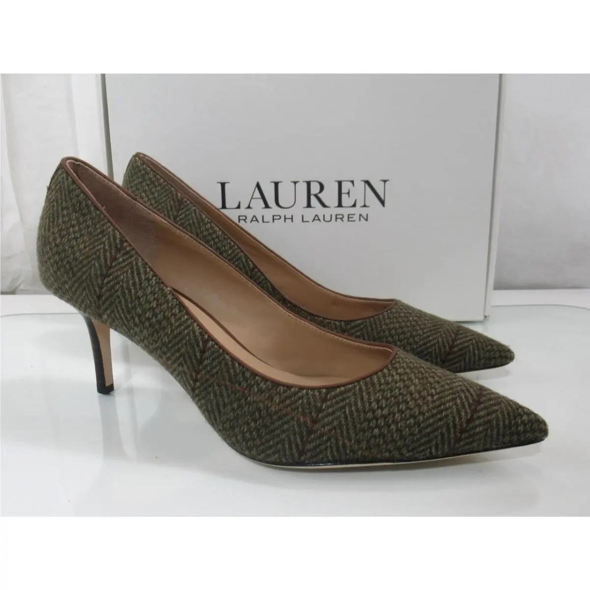 Ralph Lauren shoes - LAUREN Ralph Lauren Lanette Pump - 802951332001 - Green (UPC: 197205207911) 3