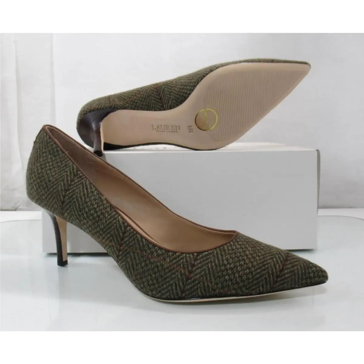 Ralph Lauren shoes - LAUREN Ralph Lauren Lanette Pump - 802951332001 - Green (UPC: 197205207911) 7