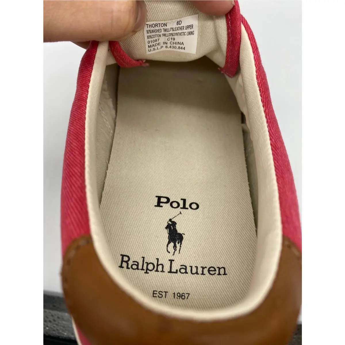 Ralph Lauren shoes - Polo Ralph Lauren Thorton-SK-VLC - Polo - Red 5