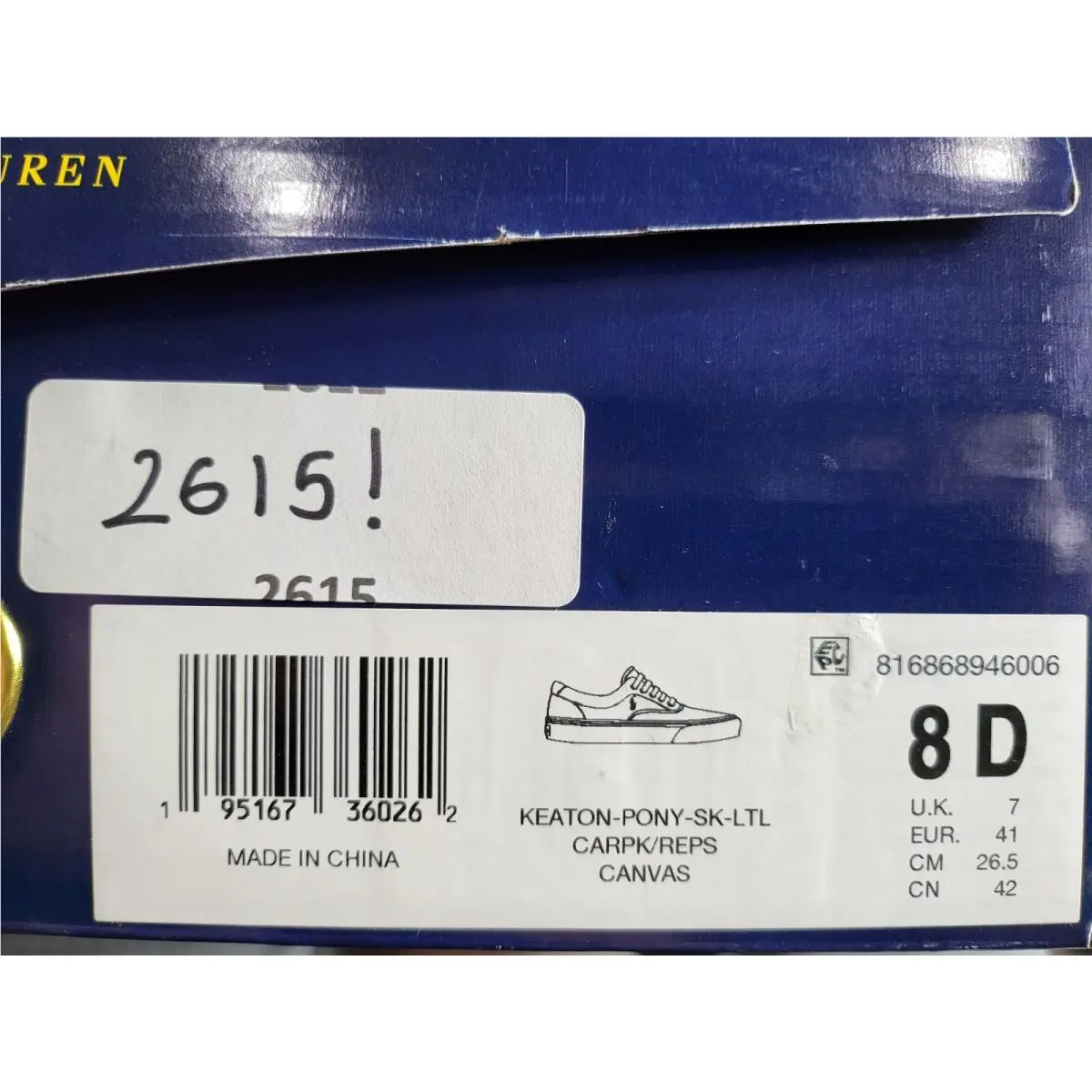 Ralph Lauren shoes - Keaton Sneakers - Keaton Sneakers - Pink (UPC: 195167360262) 3
