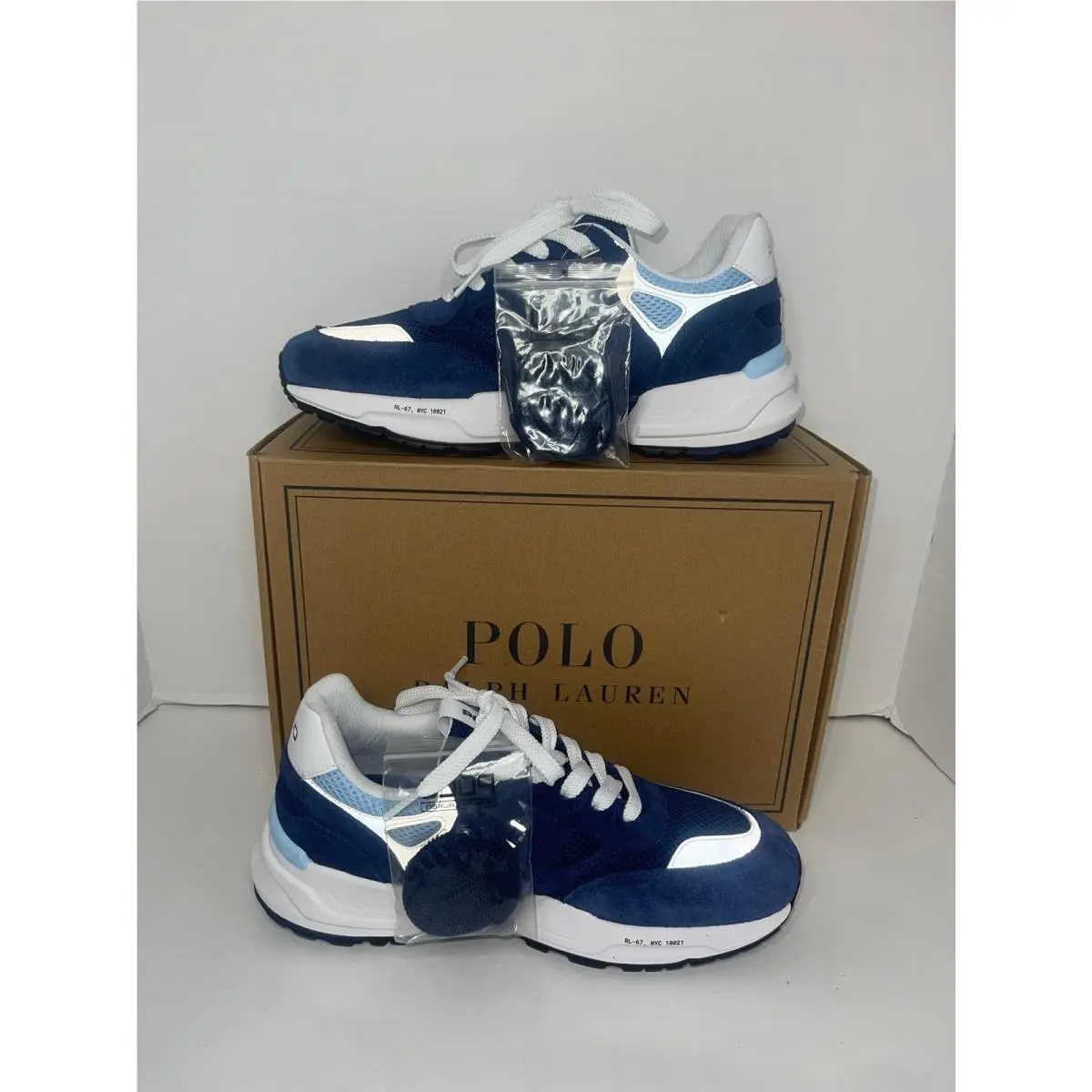 Ralph Lauren shoes - Polo Ralph Lauren Jogger - Polo Jogger - Navy/Light Blue with White 0