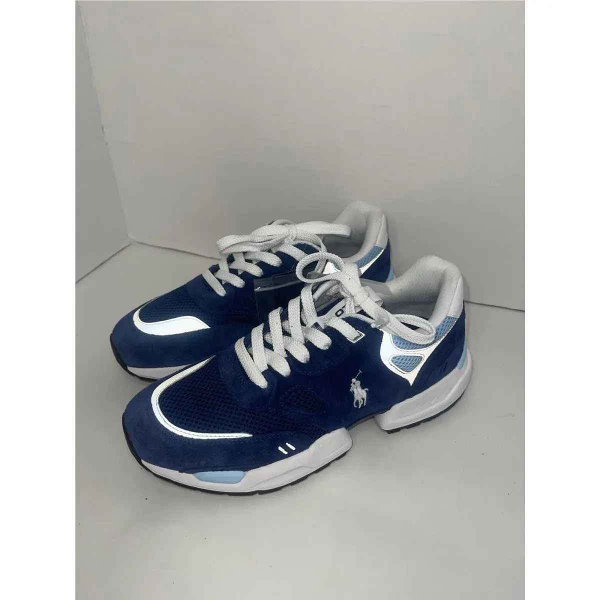 Ralph Lauren shoes - Polo Ralph Lauren Jogger - Polo Jogger - Navy/Light Blue with White 3