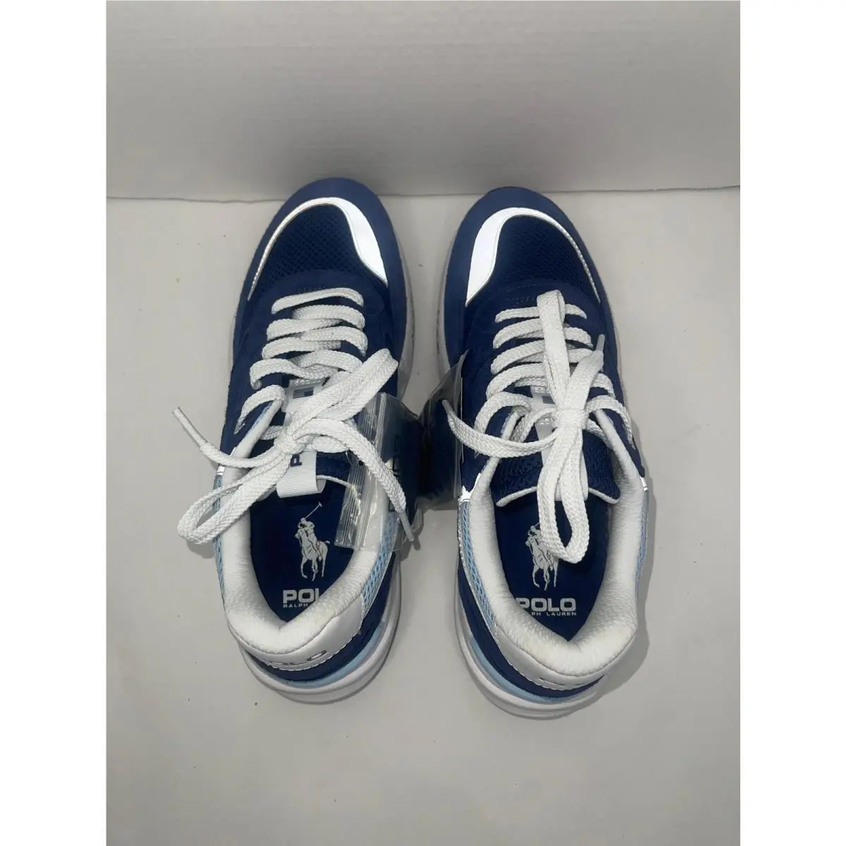 Ralph Lauren shoes - Polo Ralph Lauren Jogger - Polo Jogger - Navy/Light Blue with White 5