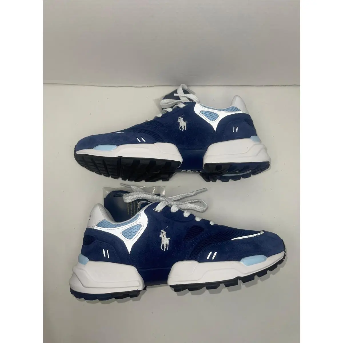 Ralph Lauren shoes - Polo Ralph Lauren Jogger - Polo Jogger - Navy/Light Blue with White 7
