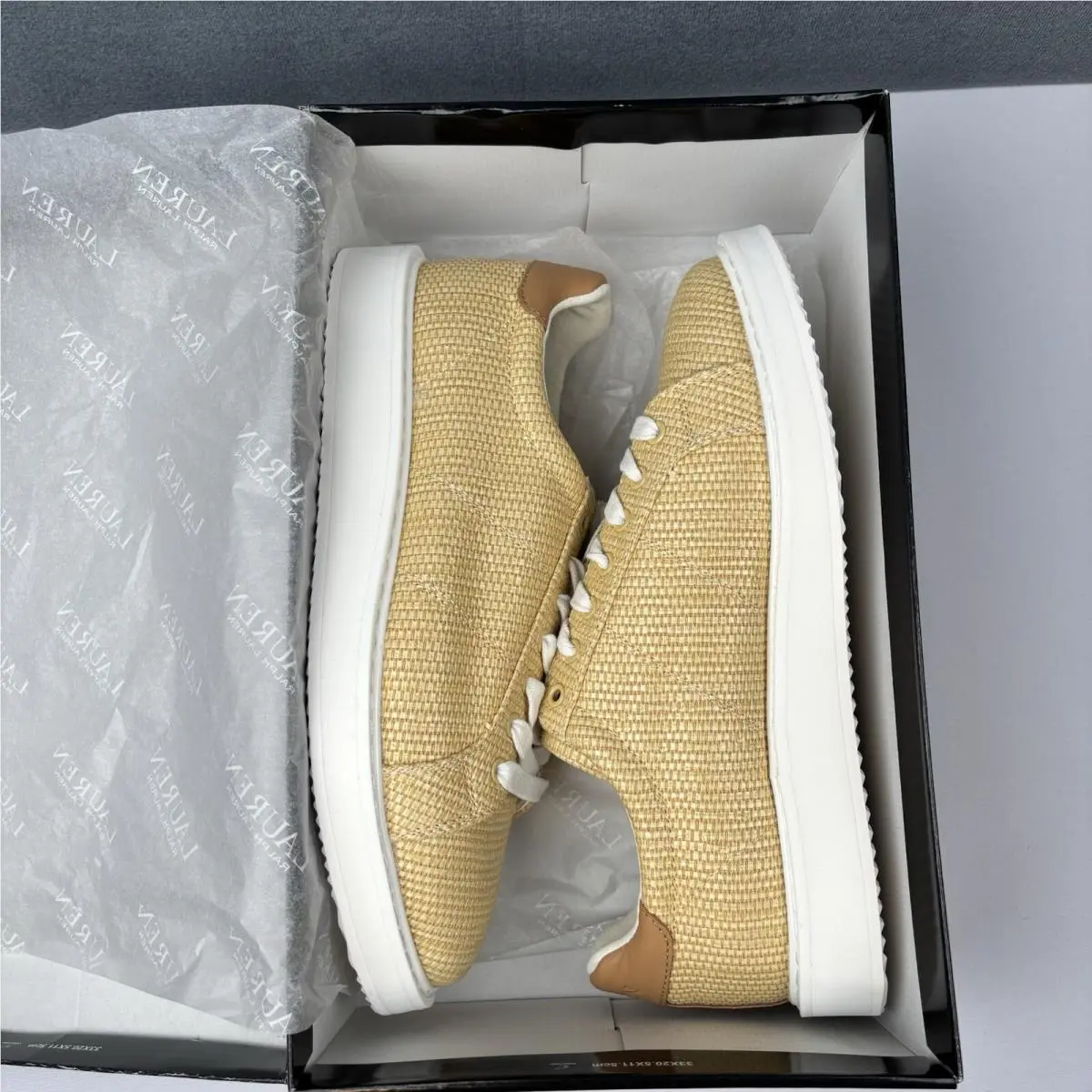 Ralph Lauren shoes - Angeline - Angeline - Natural / Buff (Beige with Tan accents 0