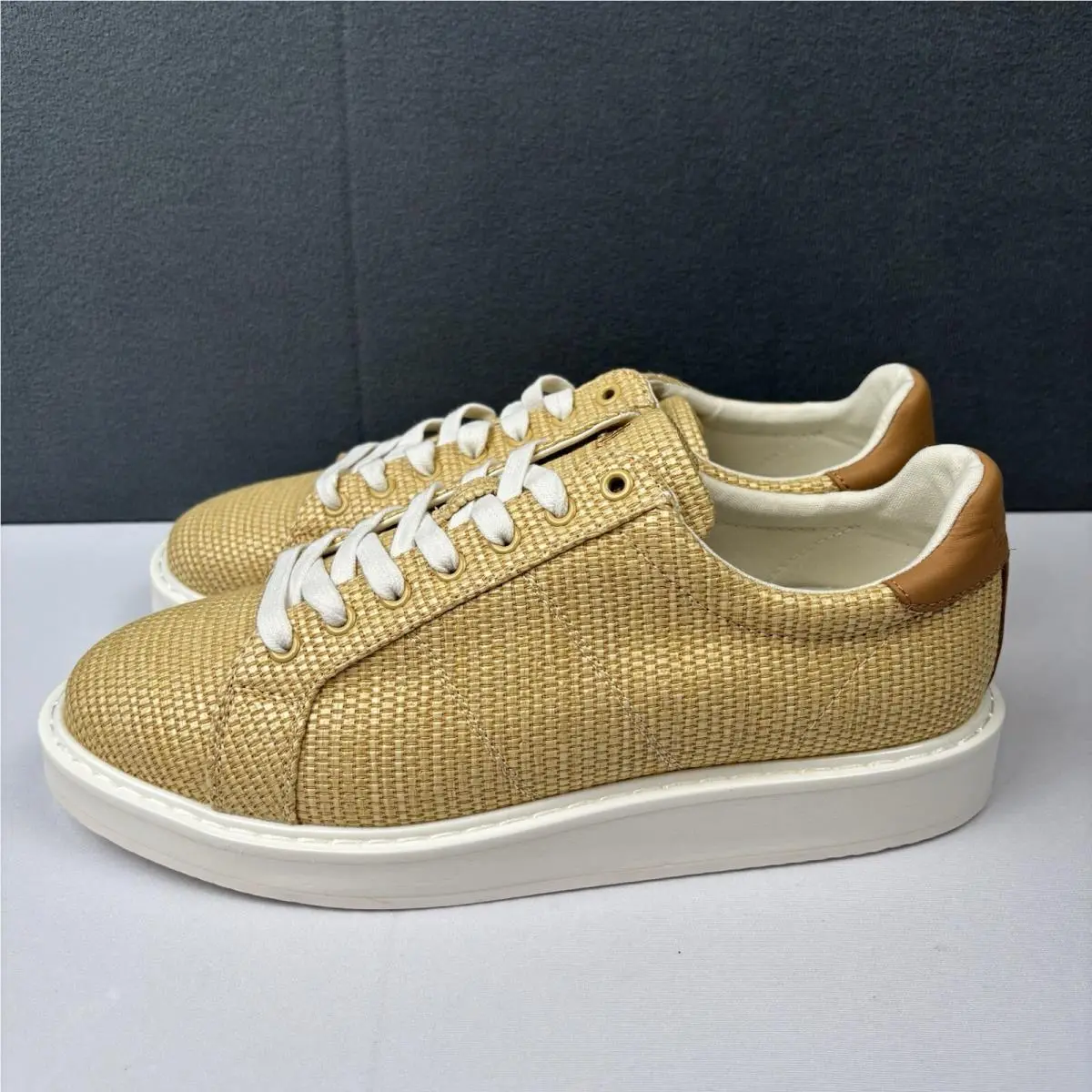 Ralph Lauren shoes - Angeline - Angeline - Natural / Buff (Beige with Tan accents 2