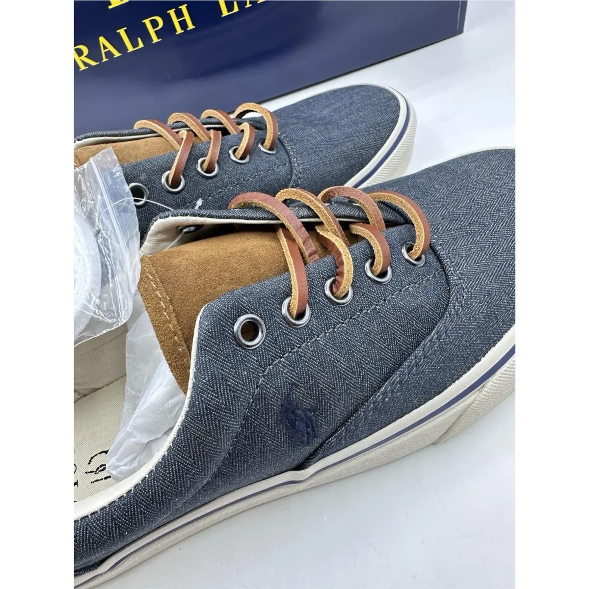 Ralph Lauren shoes - POLO RALPH LAUREN Keaton Suede-Trim - Danim/Navy (UPC: 195167177570) 5