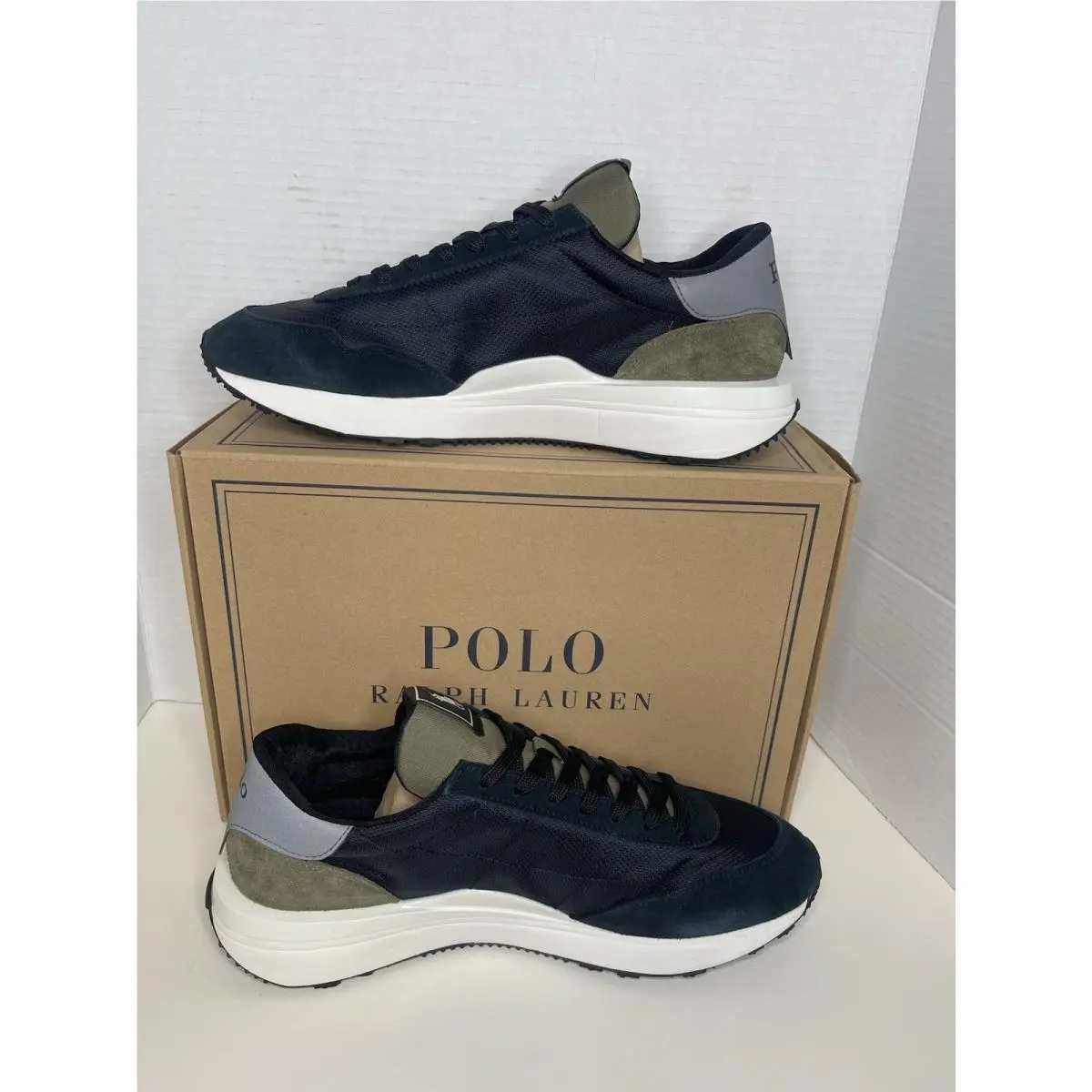 Ralph Lauren shoes - Polo Ralph Lauren Train 89 V2 - Black & Olive 0